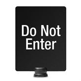 Signage for Lightweight Stanchion 11"W x 14"H Do Not Enter