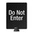 Signage for Lightweight Stanchion 11"W x 14"H Do Not Enter