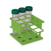 30mm Tube Racks Half Size - Holds 9 tubes - 4.3"L x 4.3"W x 3.3"H - Not available in Yellow