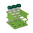 30mm Tube Racks Half Size - Holds 9 tubes - 4.3"L x 4.3"W x 3.3"H - Not available in Yellow