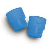 Ribbed Tube Caps For 17mm Tubes