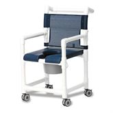 Shower/Commode Chair Deluxe with Padded Seat