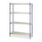 4-Shelf Plastic Mat Wire Shelving 48"W x 18"D x 72"H