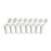 8-Strip Robust PCR Tubes Low Profile - Flat Cap - White