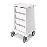 Courier Specimen Transport Cart 25"W x 22.25"D x 37"H