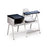 Single Blood Draw Chair with Storage Cabinet Single Blood Draw Chair with Storage Cabinet - 46"W x 27.5"D x 37"H