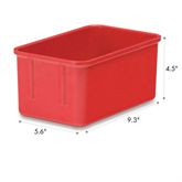 Freezer-Safe Storage Box 6.2"W x 9.8"L x 4.5"H