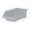 Freezer-Safe Nest-n-Stack Storage Bin 11.4"W x 24"D x 7.9"H