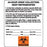 Urine Collection Labels 24-HOUR URINE COLLECTION KEEP REFRIGERATED" - White with black text, blank areas to be filled in, and biohazard symbol - 3"W x 3.625"H