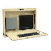 Wall-Mount Computer Work Station Computer Work Station - 42"W x 4"D x 24.5"H