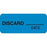 Clerical Labels DISCARD___" - Blue with black text - 1.5"W x 0.625"H