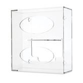 Side-Loading Acrylic Glove Dispenser Double - 10.125"W x 4.125"D x 10.75"H