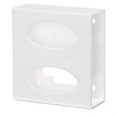 Side-Loading Acrylic Glove Dispenser Double - 10.125"W x 4.125"D x 10.75"H