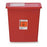 Large Hands-Free Sharps Cart 12gal Sharps Containers - 18.25"W x 12.75"D x 18.75"H