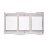 Document Frost Frame Triple Document Frost Frame - 32"W x 1.625"D x 18.0625"H