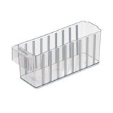 Clear Drawer Bin 3.75"W x 11.625"D x 4.625"H