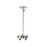 Heavy Base Stainless Steel IV Pole 6-Hook Top