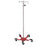 Spider Leg Stainless Steel IV Pole 4-Hook Top