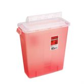 12 Quart Sharps Container with Always Open Lid 12qt Sharps Container