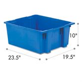 Nest-n-Stack Totes 19.5"W x 23.5"L x 10"H