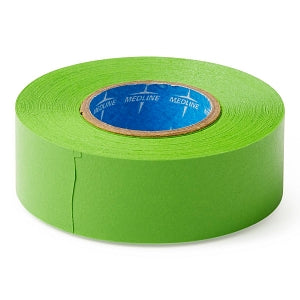 Medline 3/4" x 500" Green Labeling Tape - Labeling Tape with 1" Core, 3/4" x 500", Green - MLAB34500GRN