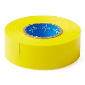 Medline 3/4" x 500" Yellow Labeling Tape - Labeling Tape with 1" Core, 3/4" x 500", Yellow - MLAB34500YLW