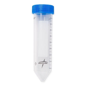 Medline Premium Centrifuge Tubes - TUBE, CENTRIFUG, 50ML, STRL, BAG, PREM, 500/CS - MLAB50011