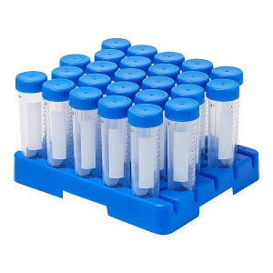 Medline Premium Centrifuge Tubes - TUBE, CENTRIFUG, 50ML, STR, RACK, PREM, 50 - MLAB50012