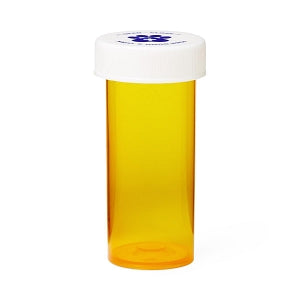 Medline Pet Medication Vials - Pet Medication Vial, Amber, 21 Snap Caps, 8 Dram - MLABIVIALAM8