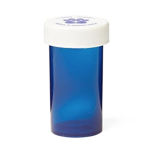 Medline Pet Medication Vials - Pet Medication Vial, Blue, 14 Snap Caps, 13 Dram - MLABIVIALBL13