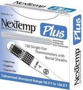 Medical Indicators NexTemp Plus Rectal Thermometer - NexTemp Plus Disposable Rectal Thermometer, Celsius Scale - 2117-20