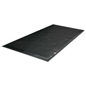 Millennium Mat Clean Step Black 48" x 72" Outdoor Scraper Mat - Clean Step Outdoor Rubber Scraper Mat, Polypropylene, Black, 48" x 72" - 14040600