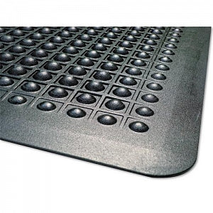 Millennium FlexStep Anti-Fatigue Mats - FlexStep Antifatigue Mat, 3' x 5', Black - 24030500