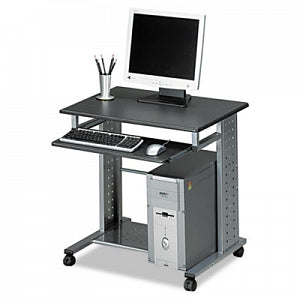 Mayline Eastwinds Series Empire Mobile PC Stations - Empire Mobile PC Cart, Anthracite, 29-3/4"w x 23-1/2"d x 29-3/4"h - 945-ANT