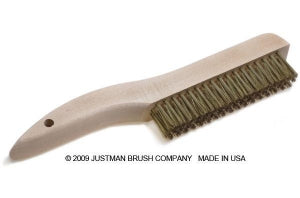 Justman Brush Company Justman Cement Mold Brushes - Cement Mold Brush, Stainless Steel, 5"W x 10"L Block - 1433SS