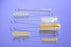 Midland Sci 12in Radial Tip Brushes - White Bristle Test Tube Brush with Radial Tip, 5/8" Dia. x 12" Overall Length - 1806