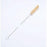 Justman Brush White Nylon Buret Brush - White Nylon Buret Brush with Fan Tip, 1/2" Dia. x 30" Overall Length - 1834