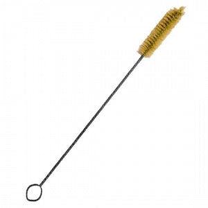 Justman Brush White Nylon Buret Brush - White Nylon Buret Brush with Fan Tip, 1-1/4" Dia. x 36" Overall Length - 1836