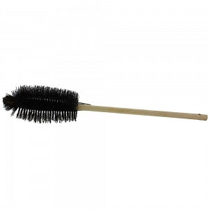 Justman Brush Brush with Wood Handle and Tufted End - Beaker / Jar / Cylinder Brush with Wood Handle and Tufted End, 16" Overall Length - 4111