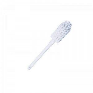 Justman Brush Company White Bristle Funnel Stem Brush - White Bristle Funnel Stem Brush, 9" Overall Length - 4612