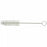 Justman White Polyester Brush W/Radial Tip - White Polyester Test Tube Brush with Radial Tip, 10" Overall Length x 1-3/8" Diameter - 5305