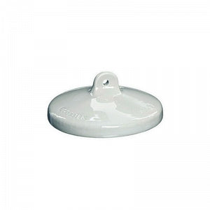 Coorstek Porcelain Ceramic Crucible Cover - 26MM CRUCIBLE COVER PORCELAIN - 60121