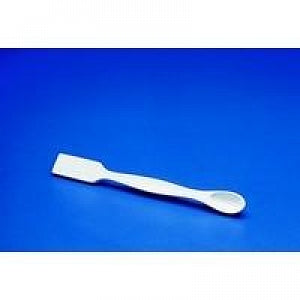 Coorstek Glazed Porcelain Spatula with Sampling Spoon - SPATULA / SPOON 165MM - 60480