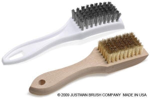 Midland Sci Sm Utility Brush - Small Wood Utility Brush, Aluminum - 705058