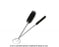 Justman Brush Company 6" Nylon Tube Brushes - Black Nylon Tube Brush, 1/8" Diameter, 6" Length - 715205