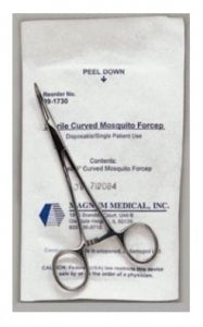 Magnum Medical Curved Halstead Mosquito Forceps - Halsted Mosquito Forceps, Curved, 5" - 99-10-1730