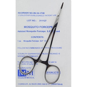 Magnum Medical Curved Halstead Mosquito Forceps - Halsted Mosquito Forceps, Curved, 5" - 99-10-1730