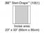 3M Healthcare Steri-Drape Incise and Ophthalmology Drapes - Steri-Drape 2 Incise Drape, 23" x 33" - 1051