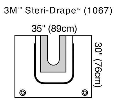 Steri-Drape U-Drape 1067 by 3M Healthcare