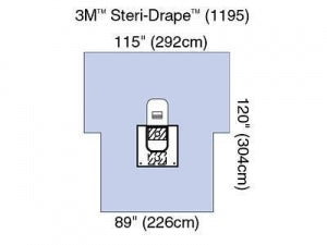 3m Healthcare Steri-Drape Arthroscopy Pack 1195 - Steri-Drape Arthroscopy Pack with Accessories - 1195